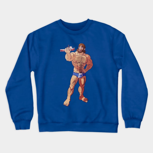 Paul Bunyan Crewneck Sweatshirt by leomon32